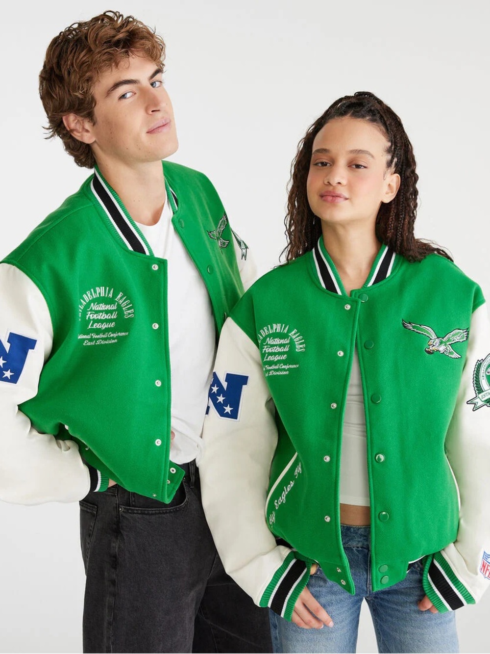 NWT Philadelphia Eagles Varsity Bomber Jacket
